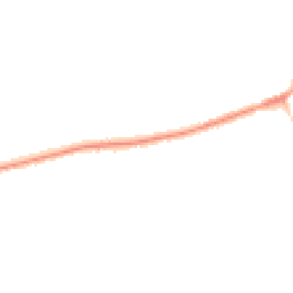 Night-time road noise heatmap for DE55 1LN