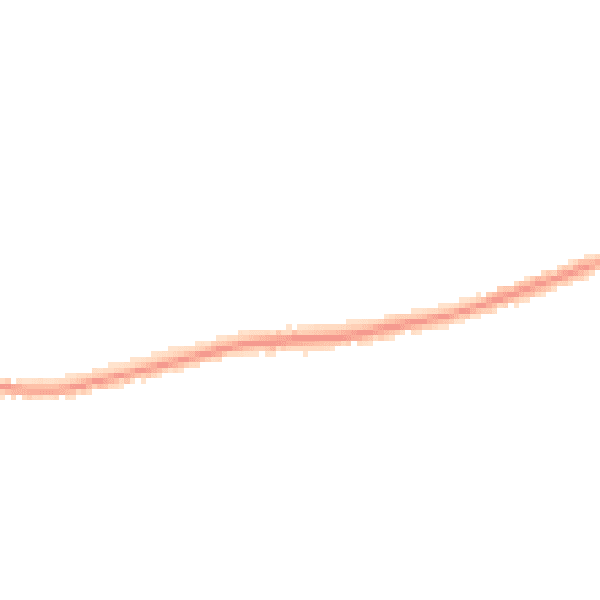 Night-time road noise heatmap for DE55 1LQ