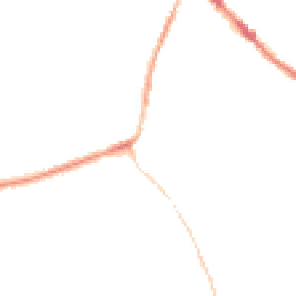 Night-time road noise heatmap for DE55 1LX
