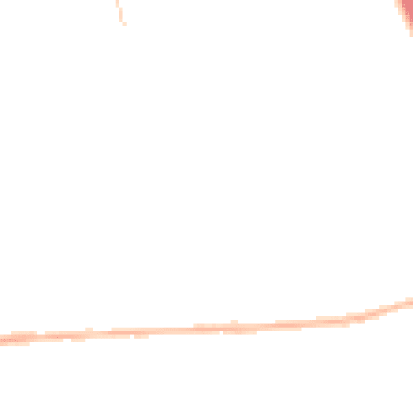 Night-time road noise heatmap for DE55 2HG