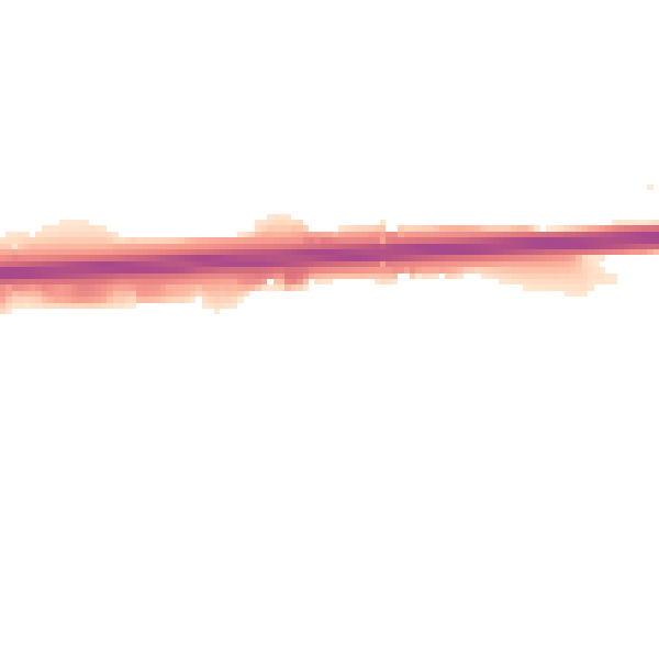 Night-time road noise heatmap for DE55 3DE