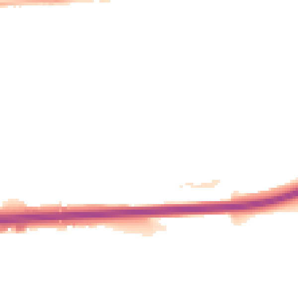 Night-time road noise heatmap for DE55 3LR