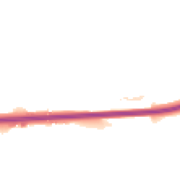 Night-time road noise heatmap for DE55 3NT