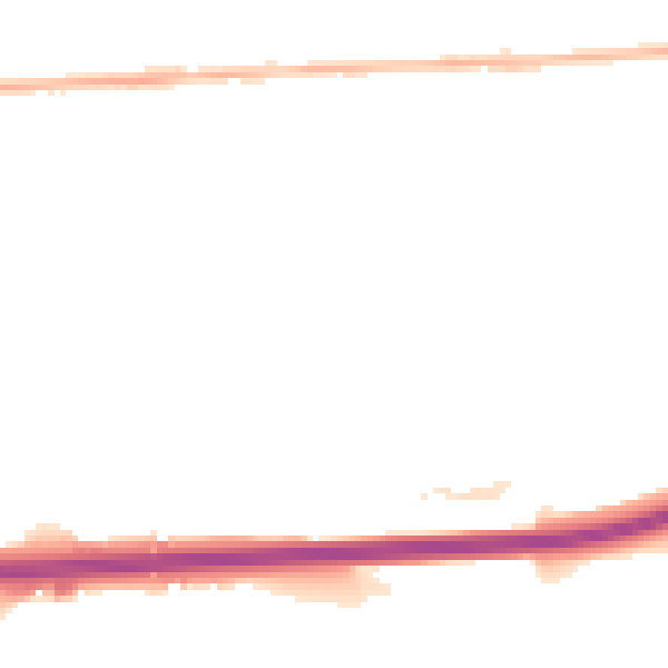 Night-time road noise heatmap for DE55 3NW