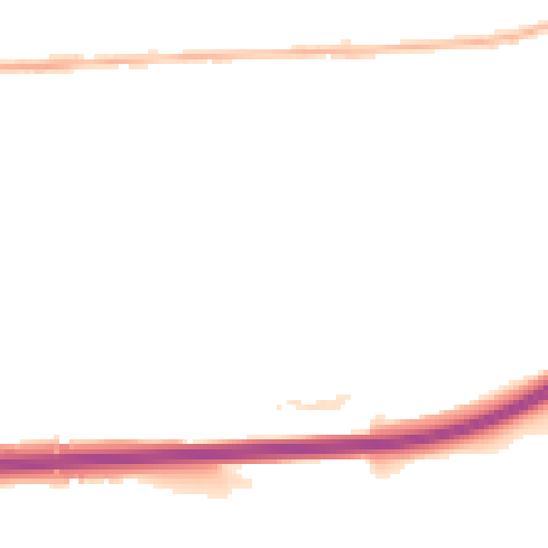 Night-time road noise heatmap for DE55 3NY