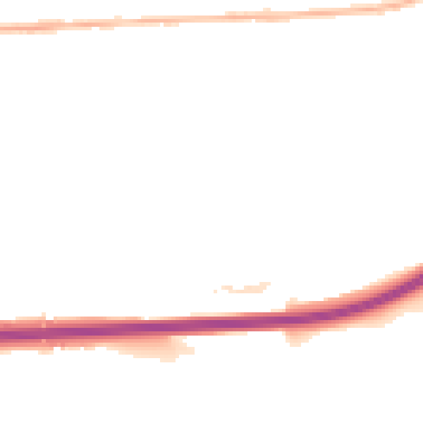 Night-time road noise heatmap for DE55 3NZ