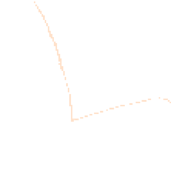 Night-time road noise heatmap for DE55 4BE