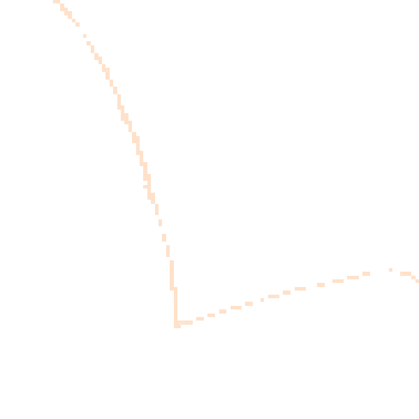 Night-time road noise heatmap for DE55 4BG