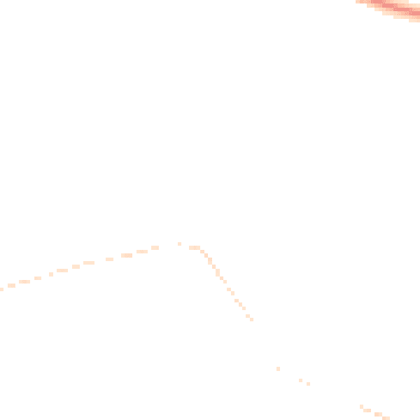 Night-time road noise heatmap for DE55 4BQ