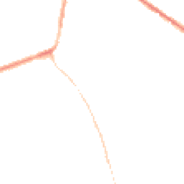 Night-time road noise heatmap for DE55 4DJ
