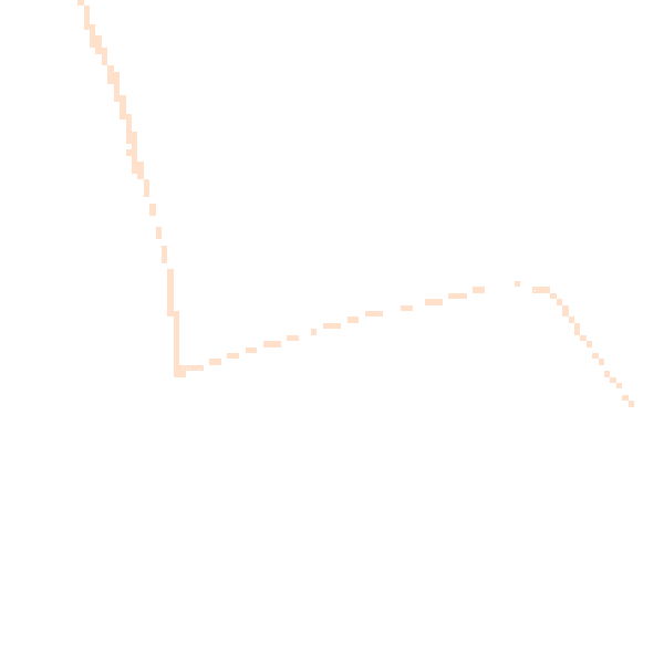 Night-time road noise heatmap for DE55 4DL