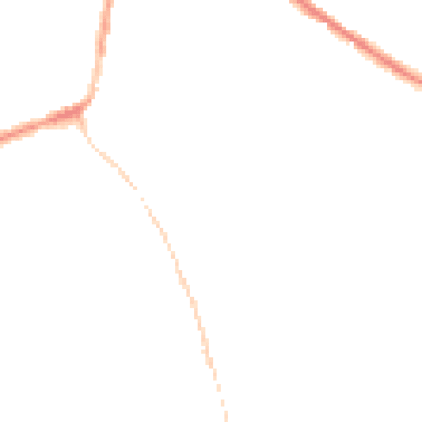 Night-time road noise heatmap for DE55 4DQ