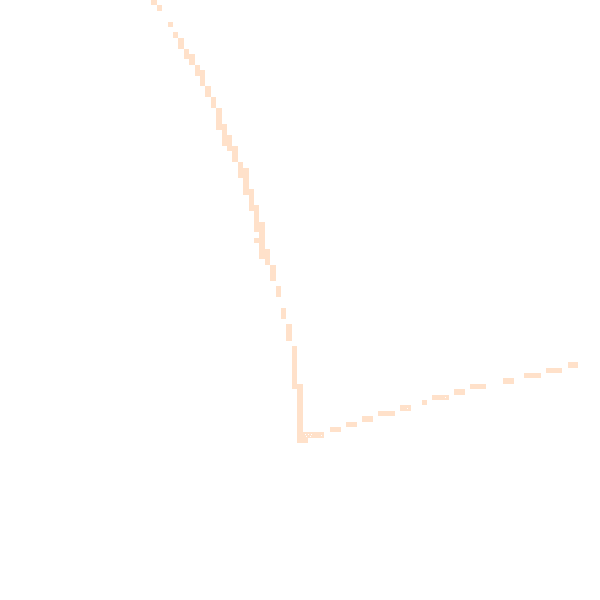 Night-time road noise heatmap for DE55 4DT