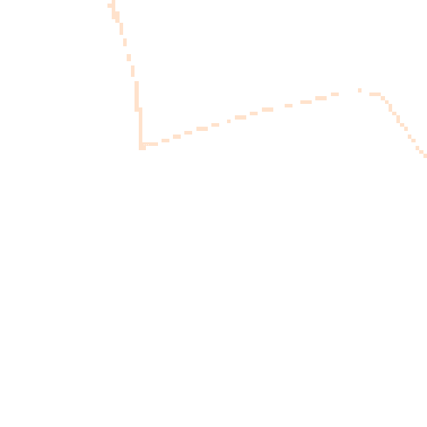 Night-time road noise heatmap for DE55 4EE