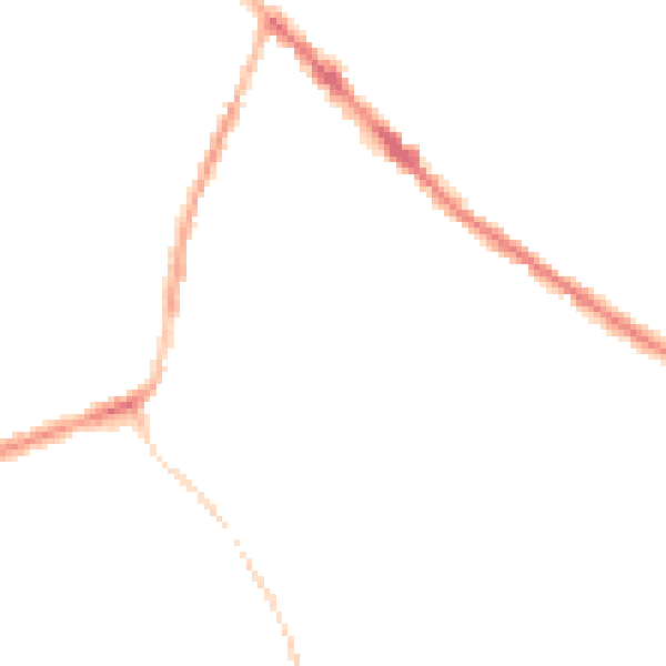 Night-time road noise heatmap for DE55 4JD