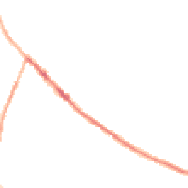 Night-time road noise heatmap for DE55 4LN