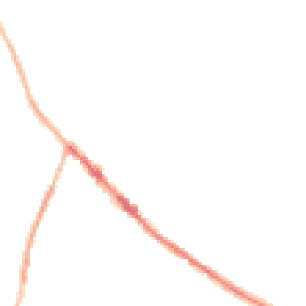 Night-time road noise heatmap for DE55 4LX