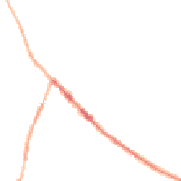 Night-time road noise heatmap for DE55 4NA