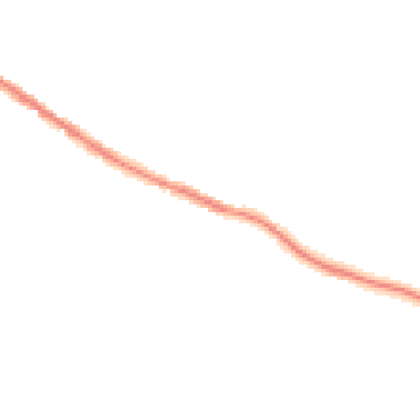 Night-time road noise heatmap for DE55 4NQ
