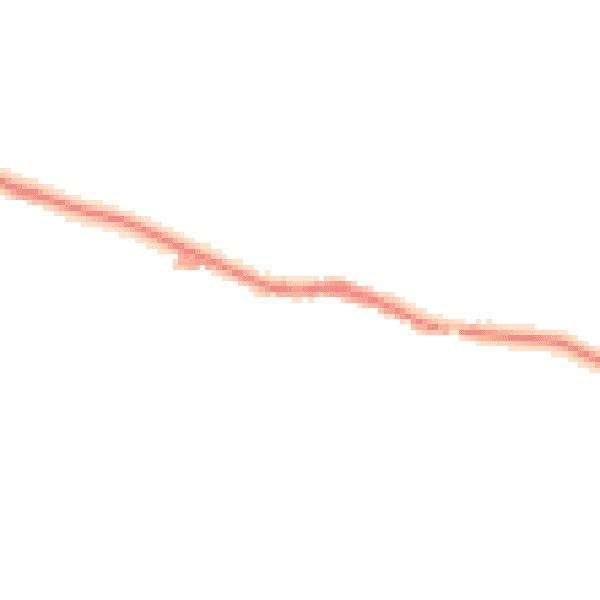 Night-time road noise heatmap for DE55 4NW