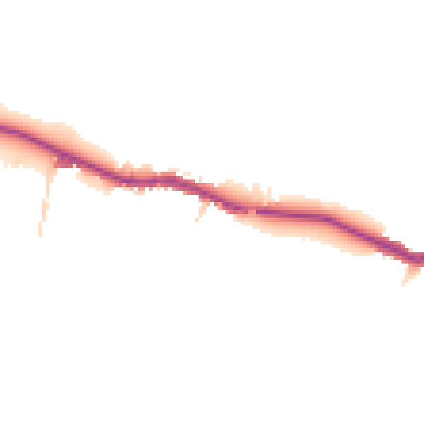 Daytime road noise heatmap for DE55 4PE