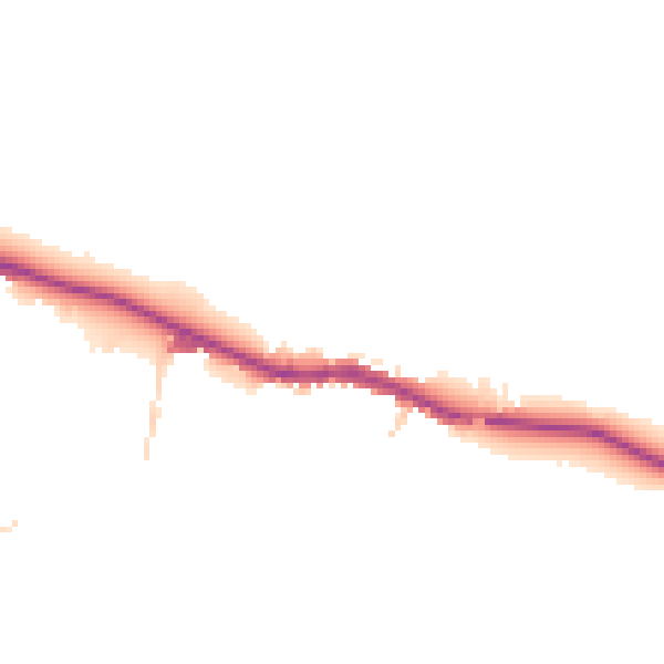 Daytime road noise heatmap for DE55 4PF
