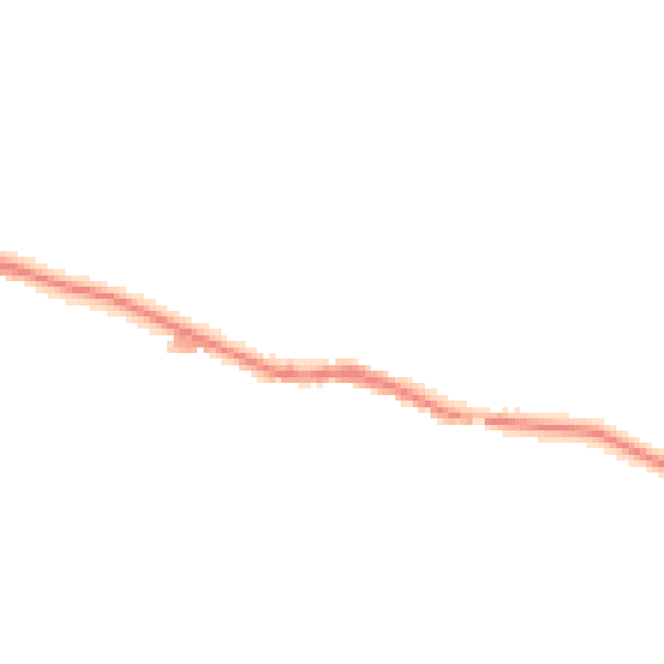 Night-time road noise heatmap for DE55 4PF