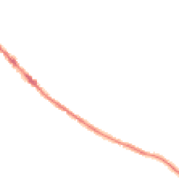Night-time road noise heatmap for DE55 4TG