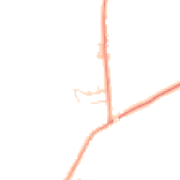 Daytime road noise heatmap for DE55 5AR