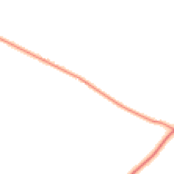 Daytime road noise heatmap for DE55 6AX