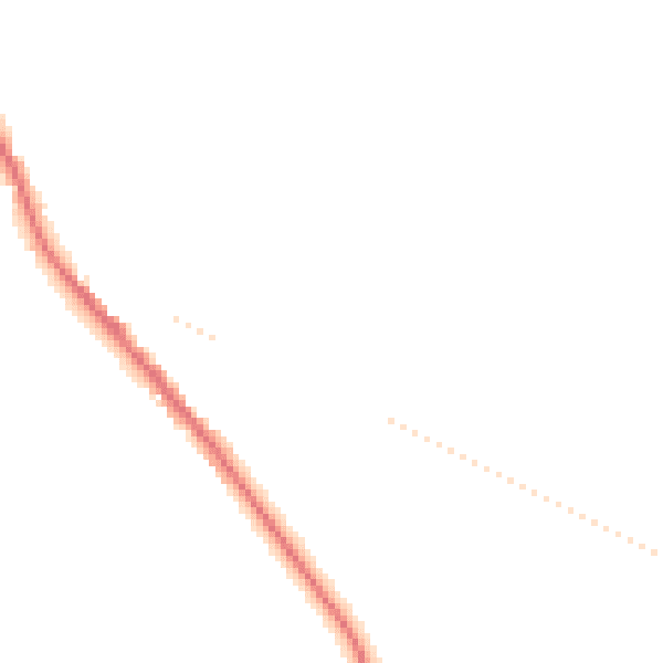 Night-time road noise heatmap for DE55 6AY