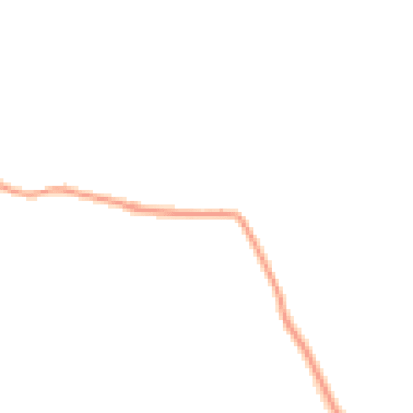 Night-time road noise heatmap for DE55 6DD
