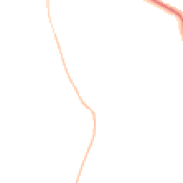 Night-time road noise heatmap for DE55 6DH