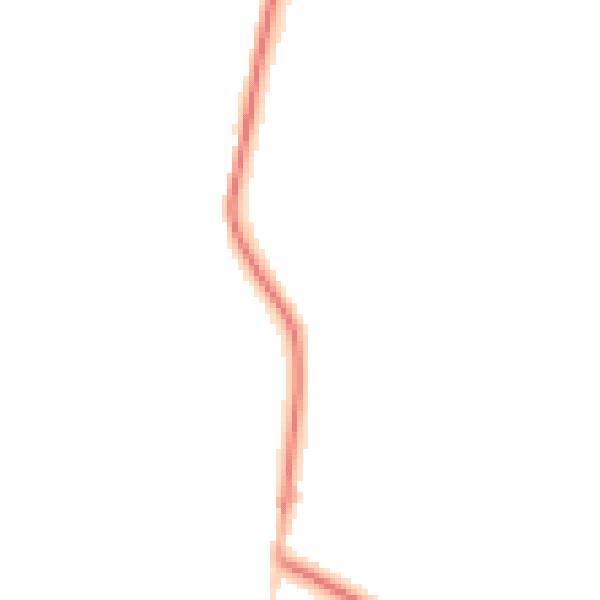 Night-time road noise heatmap for DE55 6GP