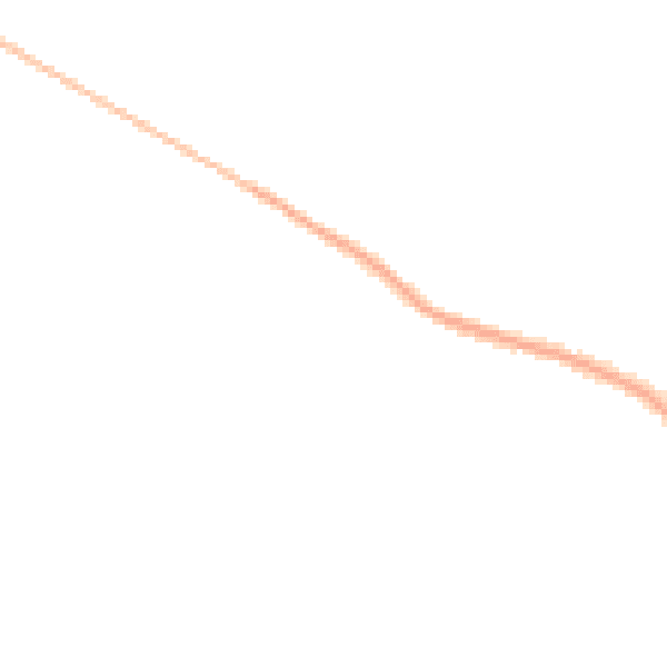 Night-time road noise heatmap for DE55 6GY