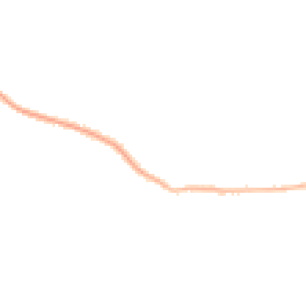 Night-time road noise heatmap for DE55 6HE