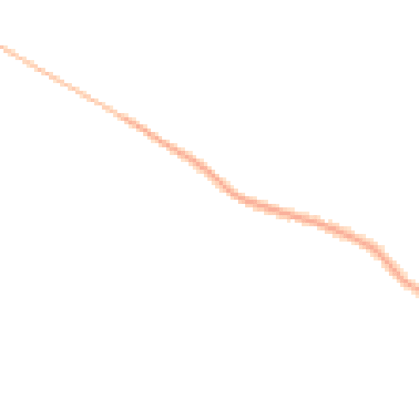 Night-time road noise heatmap for DE55 6HF
