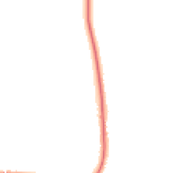 Night-time road noise heatmap for DE55 6PB