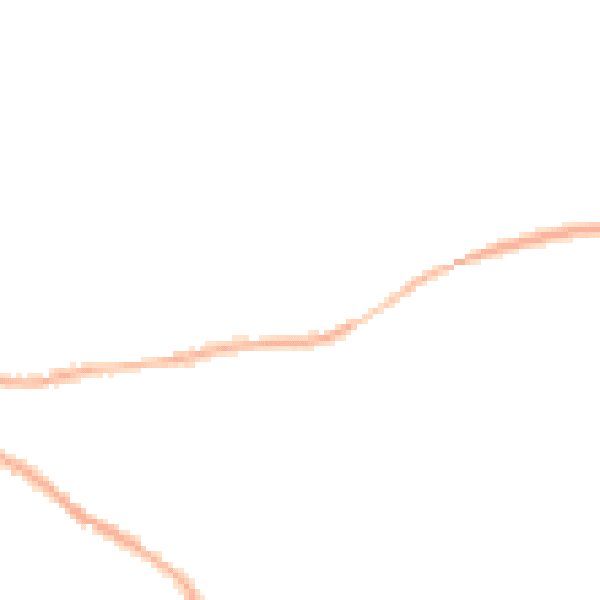 Night-time road noise heatmap for DE55 7JU