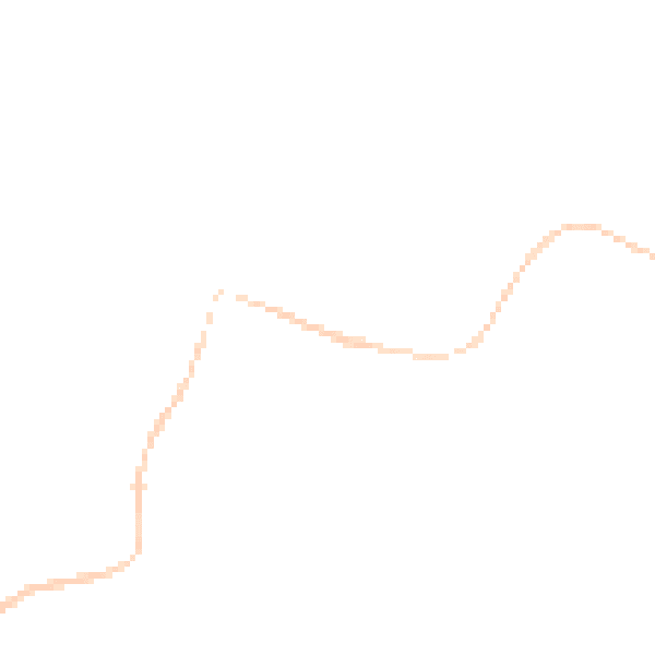 Night-time road noise heatmap for DE55 7NJ