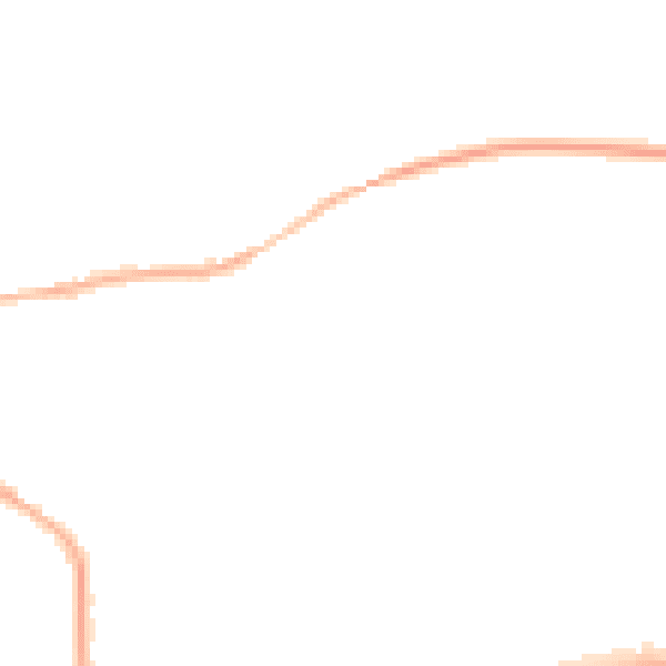 Night-time road noise heatmap for DE55 7QR