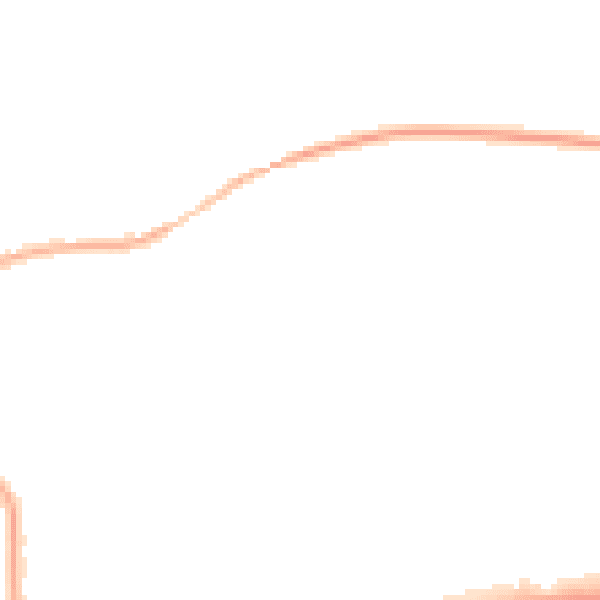 Night-time road noise heatmap for DE55 7QT