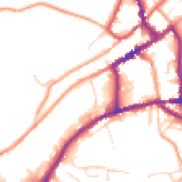 Daytime road noise heatmap for DE6 1AN