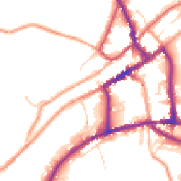 Daytime road noise heatmap for DE6 1AP