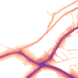 Daytime road noise heatmap for DE6 1AS