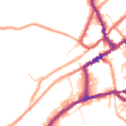 Daytime road noise heatmap for DE6 1AT