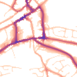 Daytime road noise heatmap for DE6 1BA