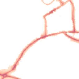 Night-time road noise heatmap for DE6 1DL