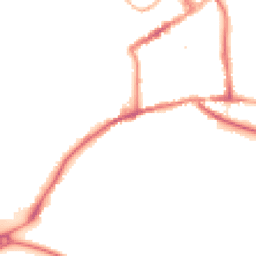 Night-time road noise heatmap for DE6 1DQ