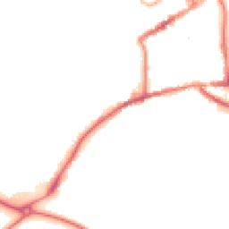 Night-time road noise heatmap for DE6 1DR